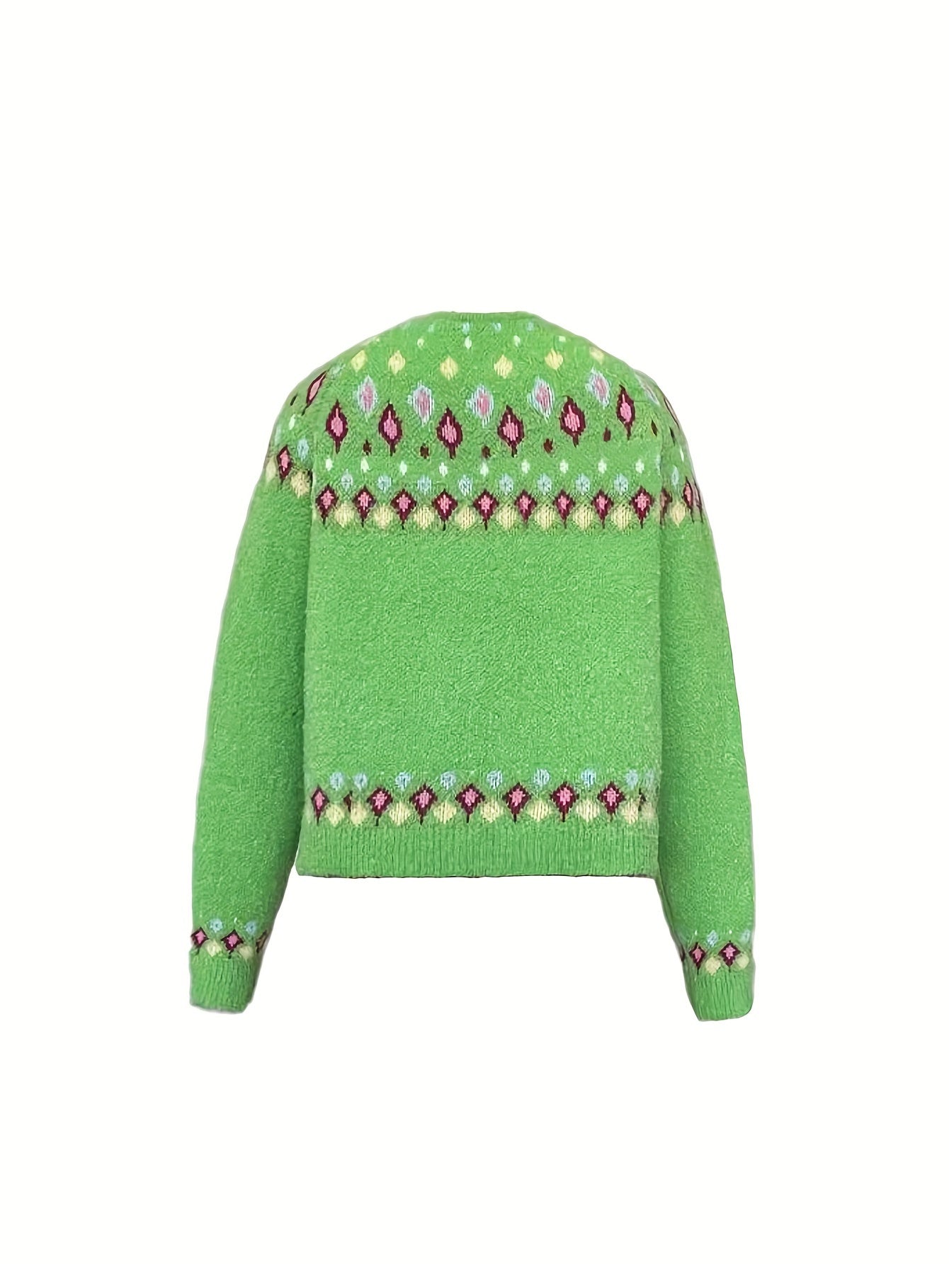 Judith Sutcliffe | Nordic Patterned Knit Cardigan