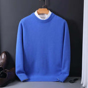 Oliver Bennett | Pull en maille douce et luxueuse à col rond pour homme