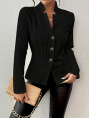 Daisy Scott | Waist-Defining Textured Blazer