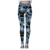 Miss Spooky | Skull Halloween Leggings For Women