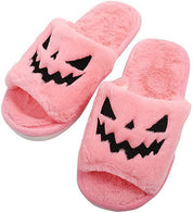 Spooky Stomp | Pumpkin Halloween Slippers For Women