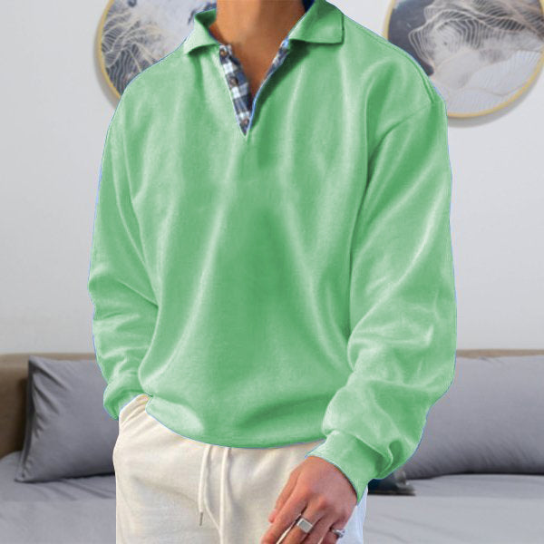 Caleb Monroe | Relaxed Collar Lounge Sweatshirt