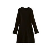 Victoria Walker | Ribbed Knit A-Line Mini Dress For Women