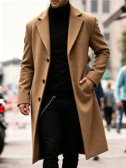 Matilda Harrison | Navy Tailored Longline Overcoat