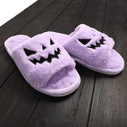 Spooky Stomp | Pumpkin Halloween Slippers For Women