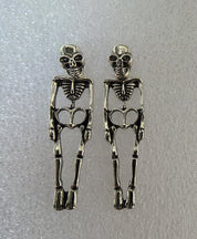 Papa osseux | Boucles d’oreilles d’Halloween squelette