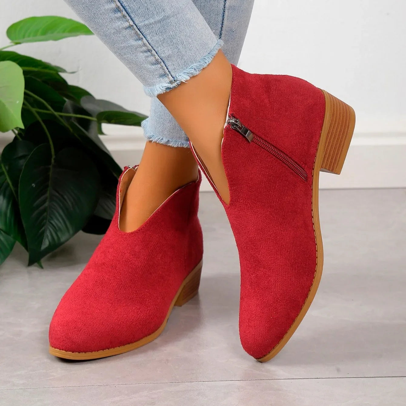 Vivienne Laurent | Bottines à imprimé léopard pour femmes