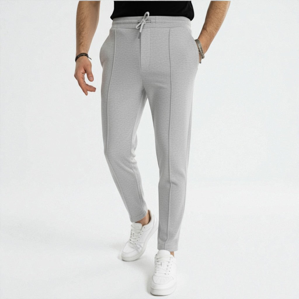 Fabian Delacroix | White Textured Drawstring Trousers
