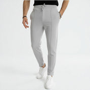 Fabian Delacroix | White Textured Drawstring Trousers