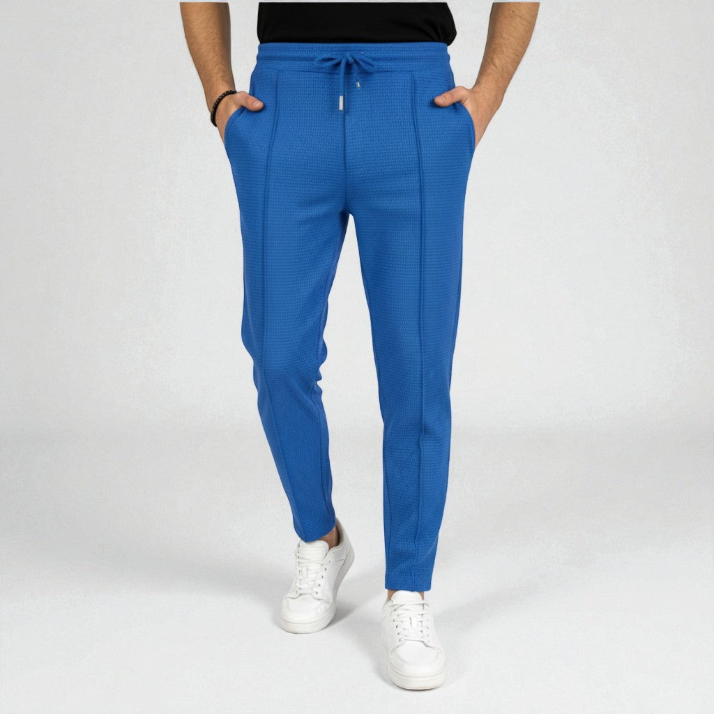 Fabian Delacroix | White Textured Drawstring Trousers