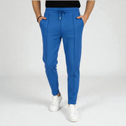 Fabian Delacroix | White Textured Drawstring Trousers