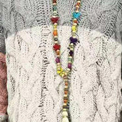 Poppy Wilson | Colourblock Cable Knit Hooded Sweater