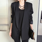Florence Wood | Longline Notched Collar Blazer