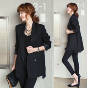 Florence Wood | Longline Notched Collar Blazer