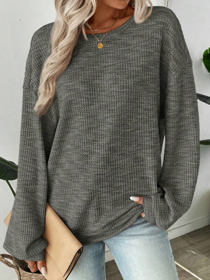 Amelia Taylor | Round Neck Loose Knit Sweater