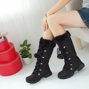 Grace Hughes | Bottes à hauteur du mollet bordées de fourrure