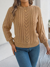Alice Hughes | Pull texturé en maille torsadée