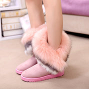 Eilidh Stewart | Bottes de neige à bordure en fausse fourrure de lapin