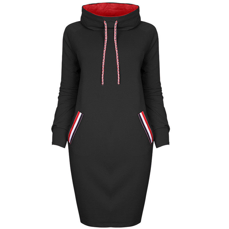 Diana Wright | Hooded Sweatshirt Midi Dress