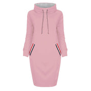 Diana Wright | Hooded Sweatshirt Midi Dress
