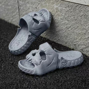 Count Midnight | Skull Halloween Slippers