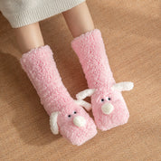 Daisy Nelson | Fluffy Dog Slipper Socks – Knee-High & Non-Slip