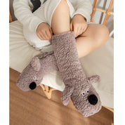Daisy Nelson | Fluffy Dog Slipper Socks – Knee-High & Non-Slip