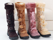 Grace Hughes | Bottes à hauteur du mollet bordées de fourrure