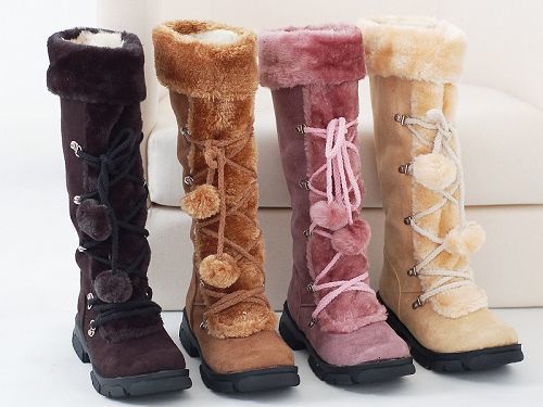 Grace Hughes | Bottes à hauteur du mollet bordées de fourrure