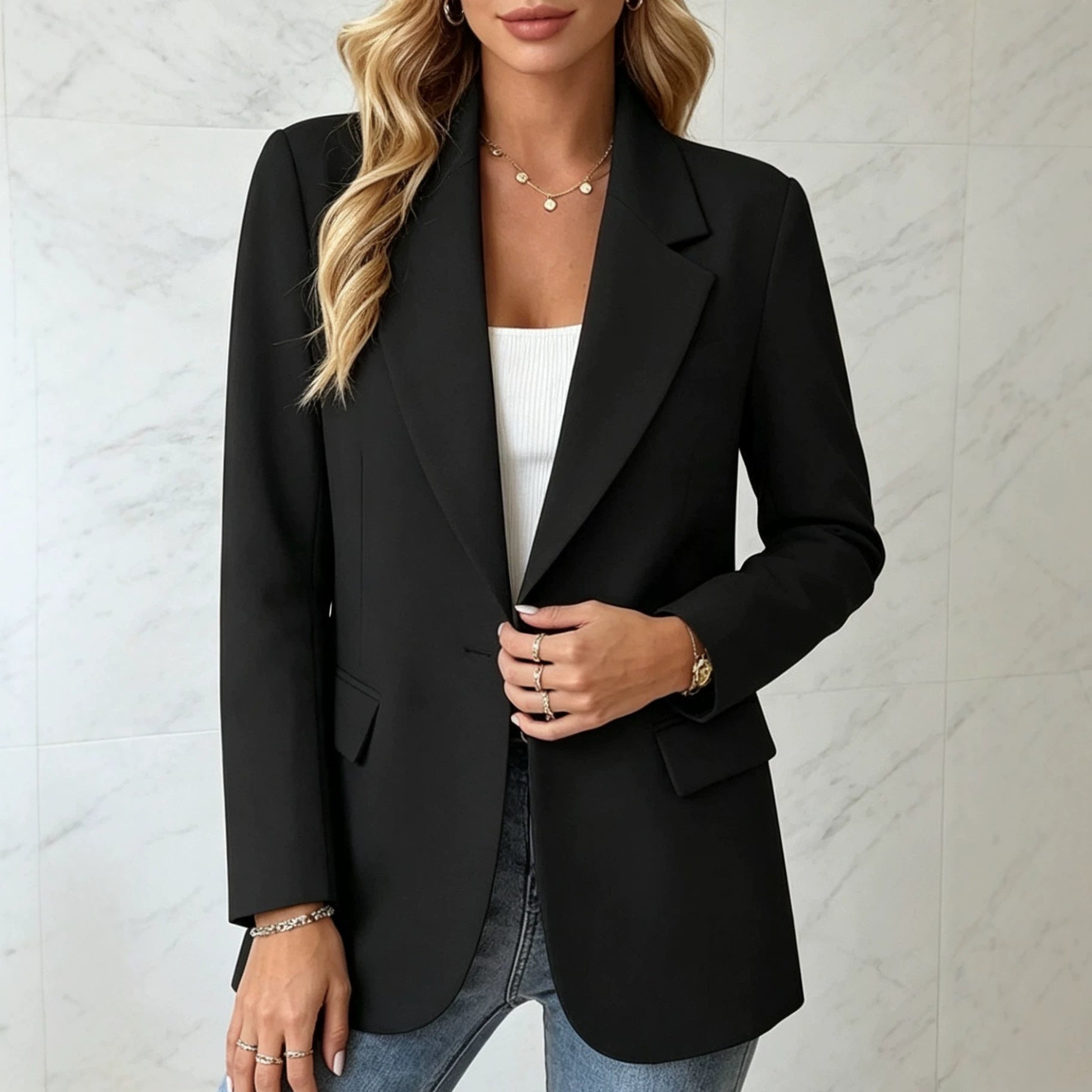 Isla Morris | Tailored Single-Button Blazer for Women