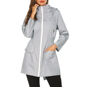 Amelia Turner | Hooded Waterproof Longline Rain Jacket