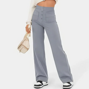 Amelia Kensington | Pantalon taille haute à jambes larges
