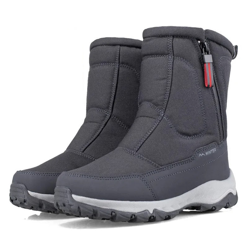 Winifred Ashcroft | Waterproof Mid-Calf Snow Boots with Plush Lining