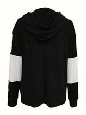 Alexandra Sharpe | Veste à capuche texturée à empiècements color-block