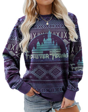 Millicent Wright | Aztec Print Crew Neck Sweatshirt