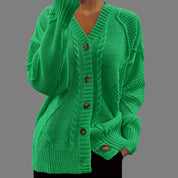 Harriet Wilson | Pink Cable-Knit Button Cardigan