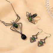 Tisseuse de toile | Collier d’Halloween araignée pour femme