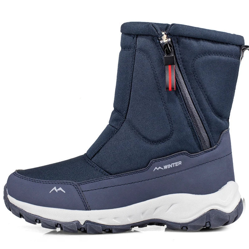 Winifred Ashcroft | Waterproof Mid-Calf Snow Boots with Plush Lining