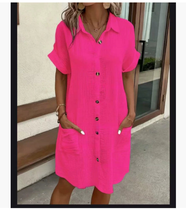 Victoria Monroe | Casual Shirt Dress For Women