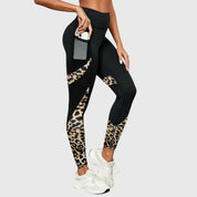 Charlotte Osborne | Legging imprimé léopard taille haute avec poche