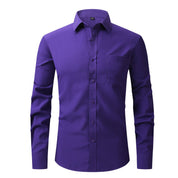 Chemise habillée blanche classique à manches longues Edward Clarke