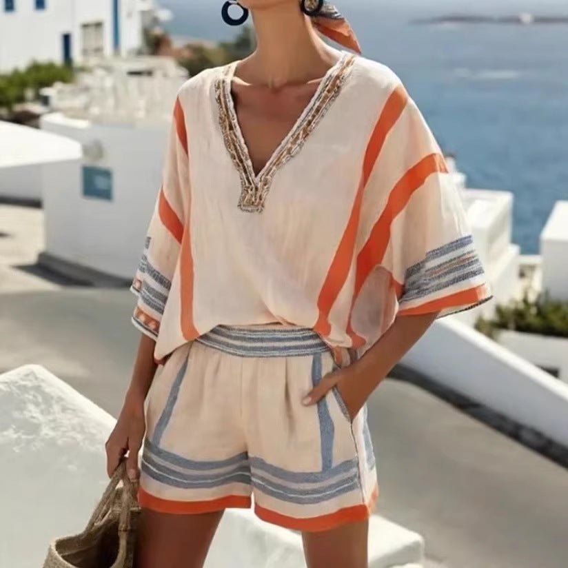 Isla Kensington | Boho Two Piece Shorts Set For Women