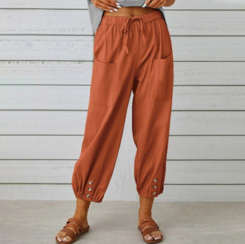Florence Bennett | Casual Drawstring Trousers For Women
