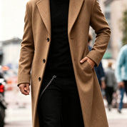 Matilda Harrison | Navy Tailored Longline Overcoat