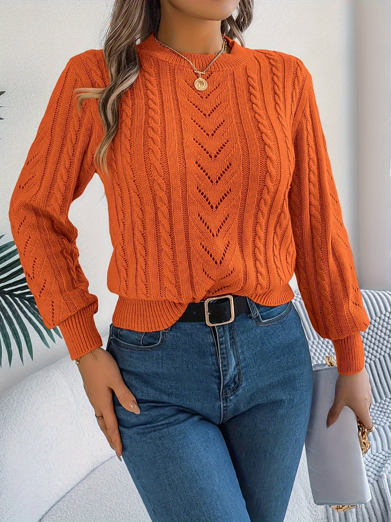 Alice Hughes | Pull texturé en maille torsadée