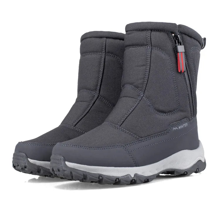 Winifred Ashcroft | Waterproof Mid-Calf Snow Boots with Plush Lining