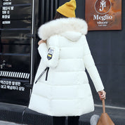 Poppy Edwards | Mint Green Faux Fur Hood Puffer Coat