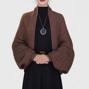 Freya Latham | Chunky Knit Wrap Cardigan