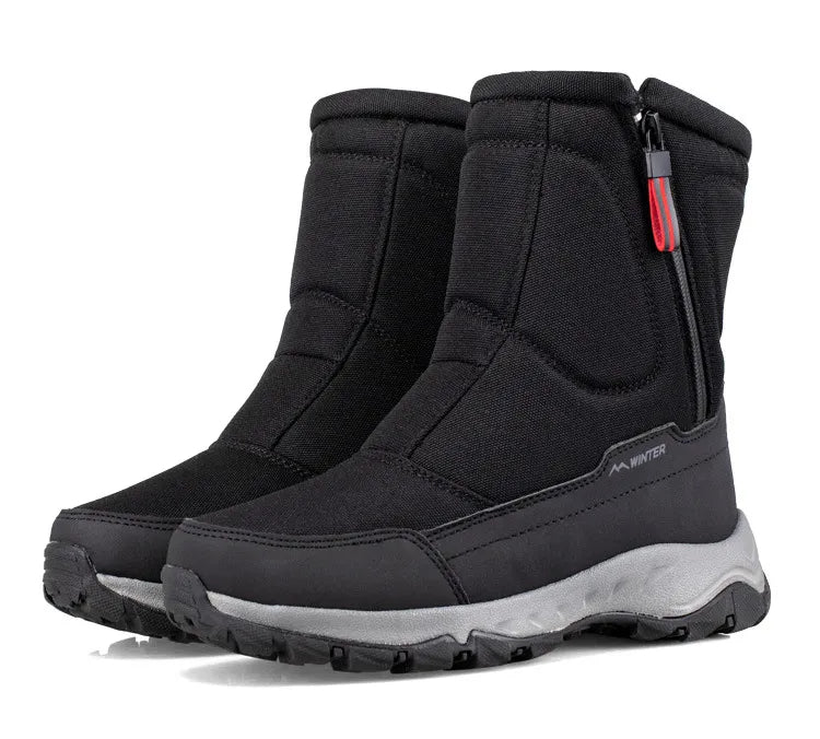 Winifred Ashcroft | Waterproof Mid-Calf Snow Boots with Plush Lining