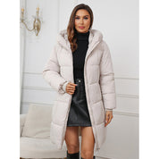 Georgina Hall | Mid-Length Hooded Puffer Coat